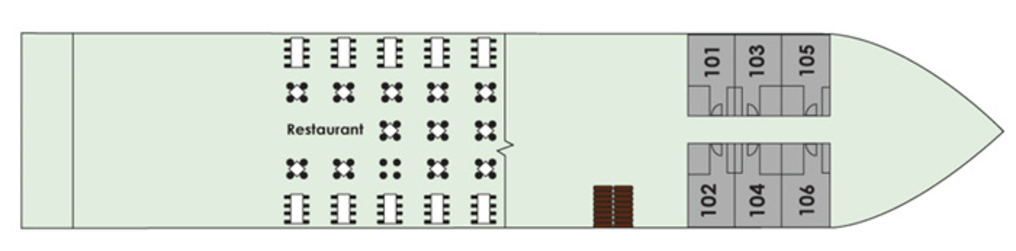 Lower Deck plan